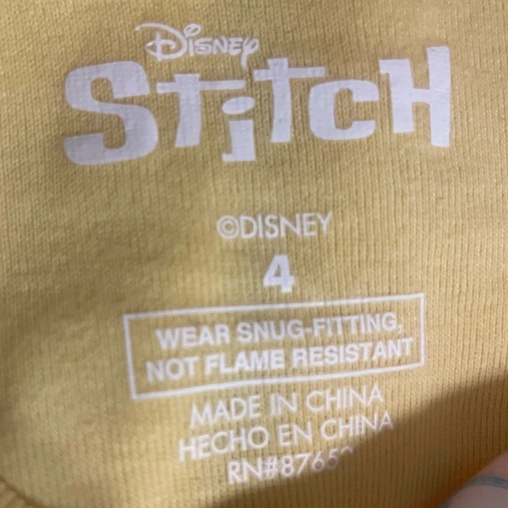 Girls Lilo & Stitch 2pc Short Sleeve Top Pants Pajama Set 100% cotton
